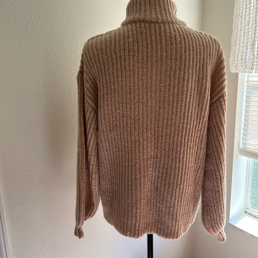 Cozy Brown Knit Sweater - Picture 8 of 11